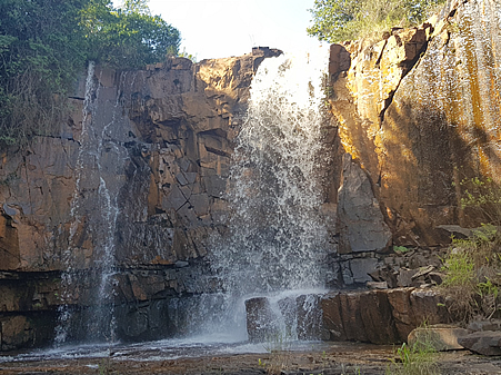 Family picnic areas with waterfalls