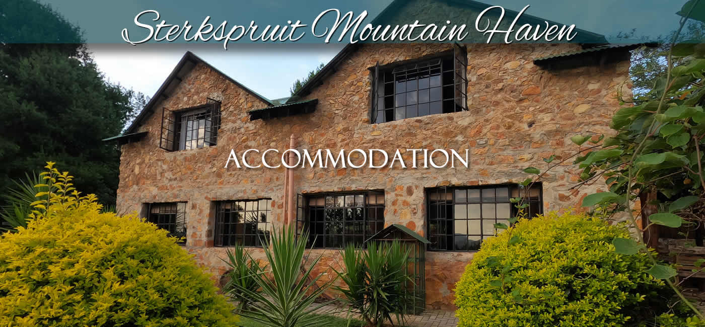 Family self catering accommodaqtion in Schoemanskloof in the mountains.